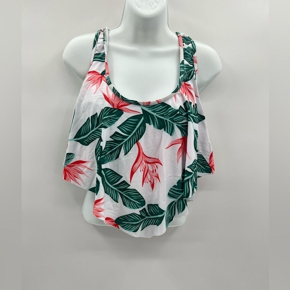Laphee Rose Women's Ruffled Tankini Set, Size XL NWT